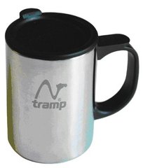 Термокружка с поилкой Tramp 400мл серый TRC-019