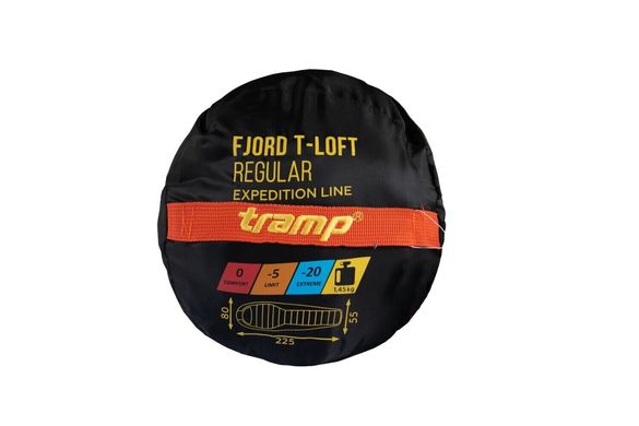 Спальный мешок Tramp Fjord Regular кокон правый UTRS-049R-R