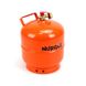 Газовий балон Nurgaz 8л. (3 кг.) різьблення 3/8" + газовий пальник