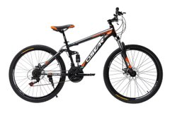 Велосипед OSKAR 26"SUS1803 черно-оранжевый