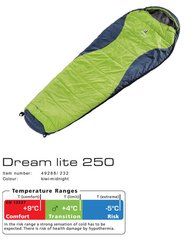 Спальный мешок DREAM LITE 250, Зеленый