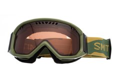 Гірськолижна маска Smith Scope Green Sol-X mirror хакі