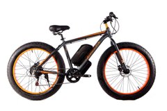 Электровелосипед фэтбайк E-motion Fatbike GT 48V 16Ah 1000W серо-оранжевый