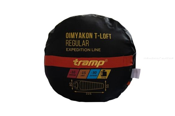 Спальный мешок Tramp Oimyakon Compact кокон правый TRS-048С-R