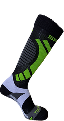 Горнолыжные носки Spring Черно-зеленый 881