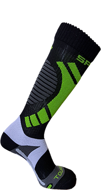 Горнолыжные носки Spring Черно-зеленый 881